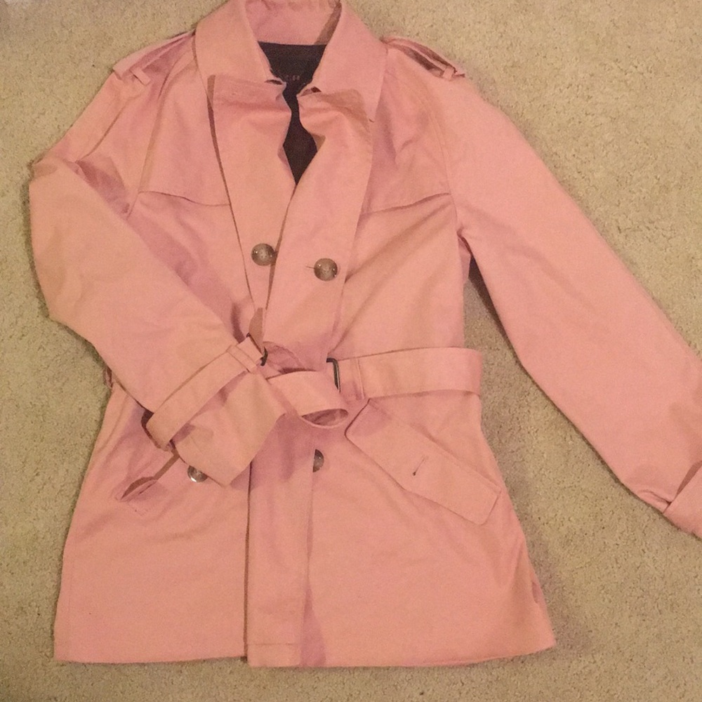 Pink Coach Trench-coat